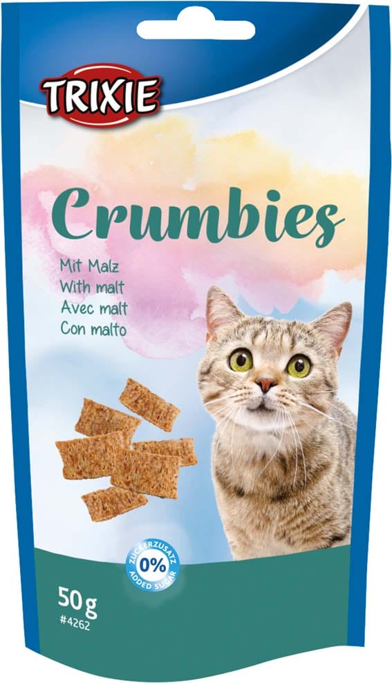 Kattgodis Crumbies med kattmalt 50g