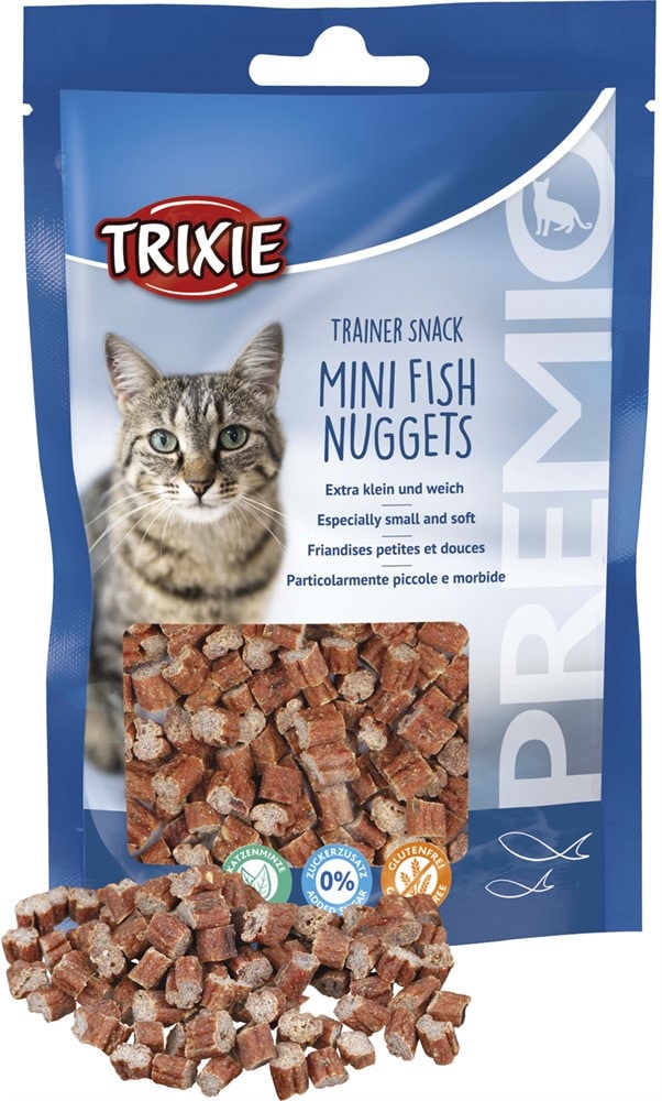 Kattgodis premio Mini Fish Nuggets 50g