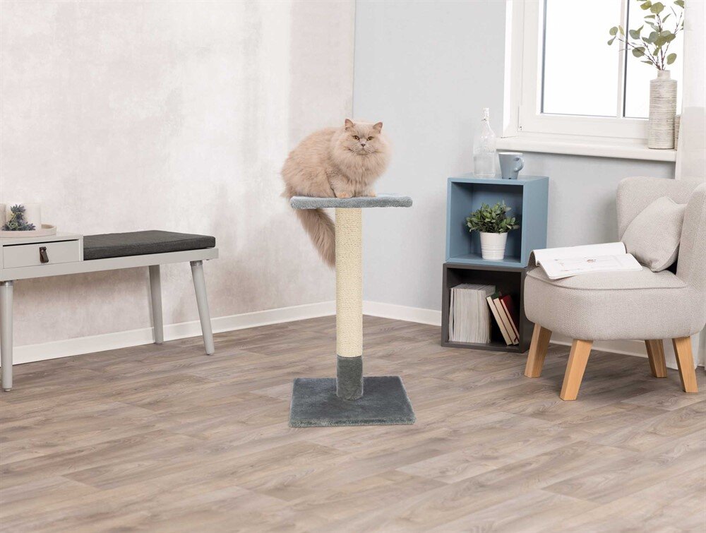 Klöspelare Baena grå 69cm med sittplatta.