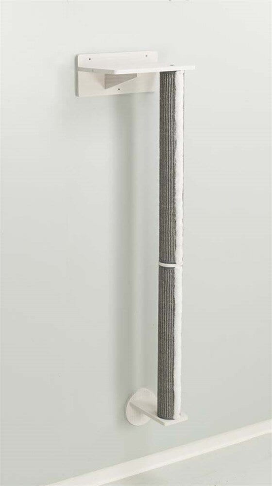 Klättervägg-set 1 35x130x25cm vit/grå