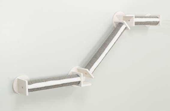 Klättervägg-set 2 195x78cm vit/grå - 2