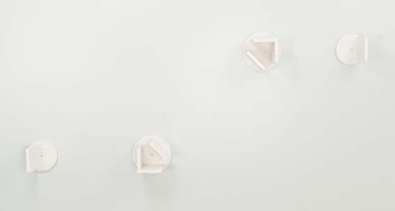 Klättervägg-set 2 195x78cm vit/grå