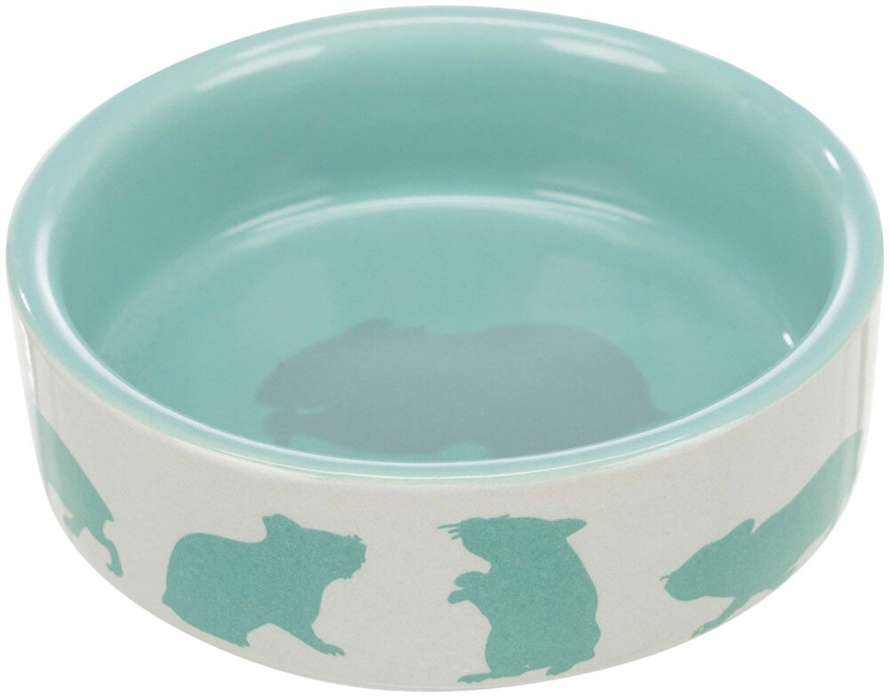 Keramikskål hamstermotiv 80ml mixade färger