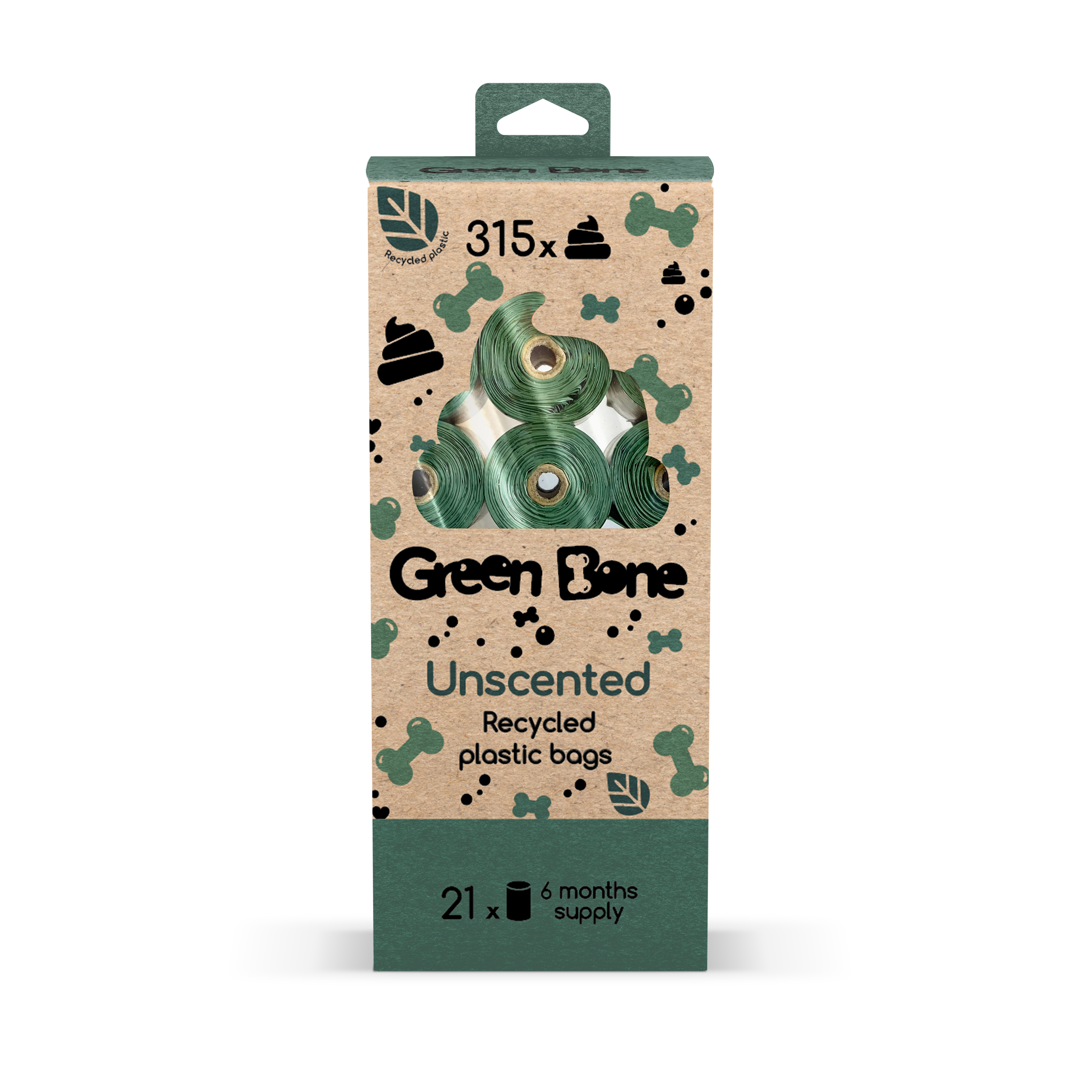 Green Bone Bajspåsar Unscented - 2