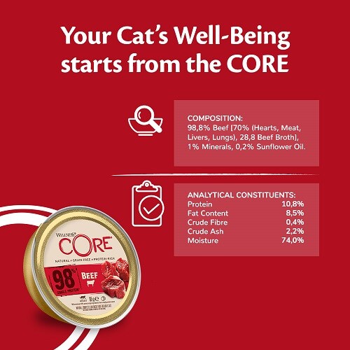 Core 98% Single Protein Beef 85g