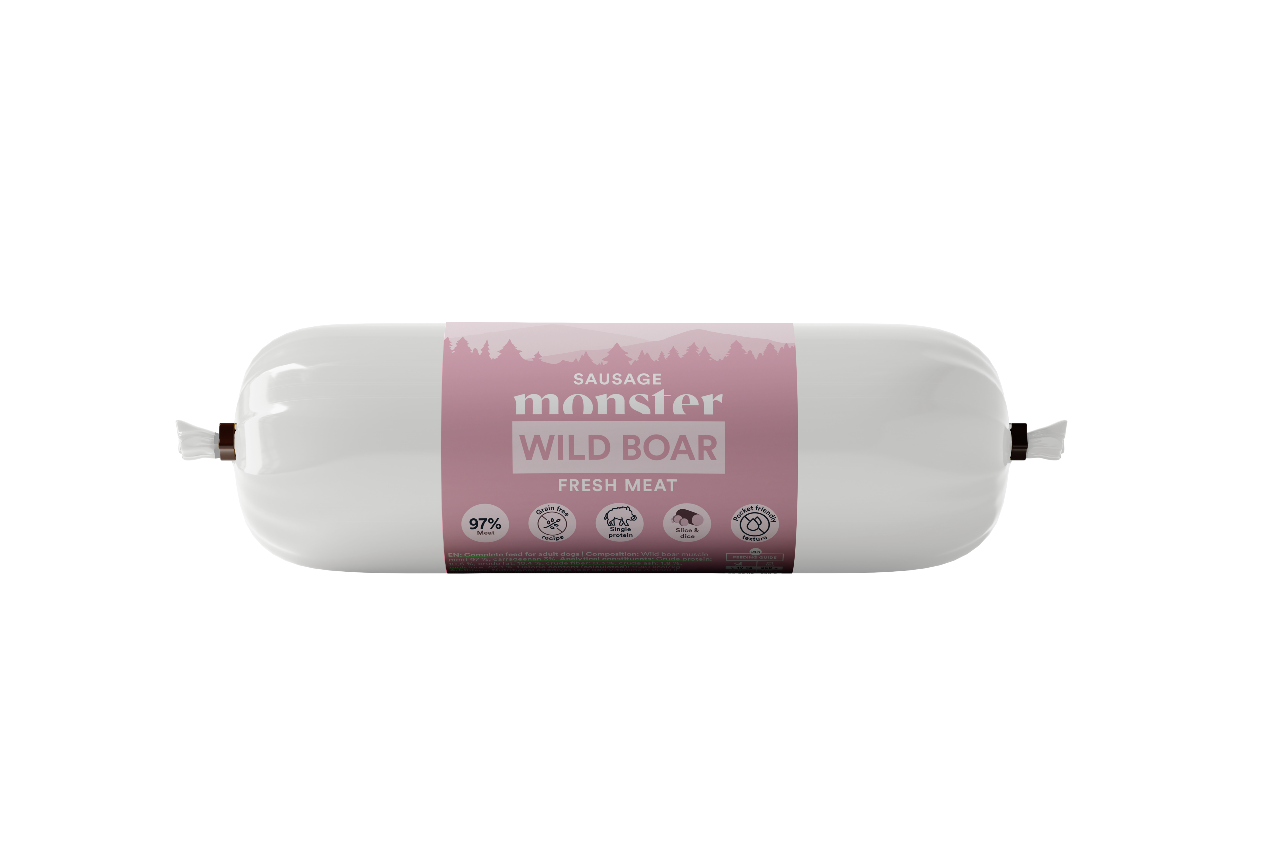 Monster Dog Sausage Wild Boar 400g