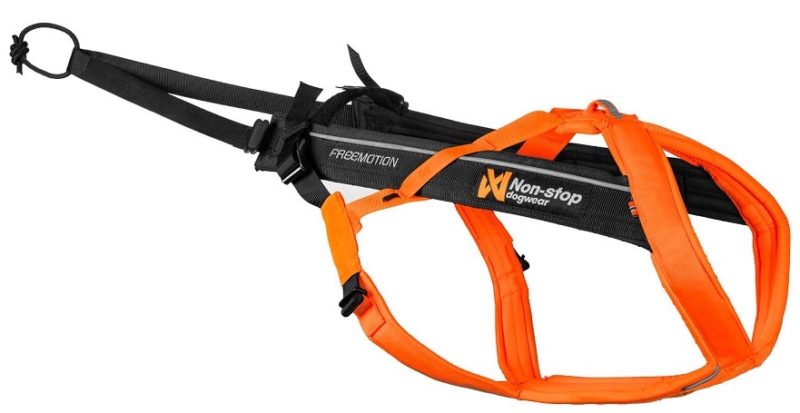 Non-Stop Freemotion Harness 5.0 Black/Orange flera storlekar