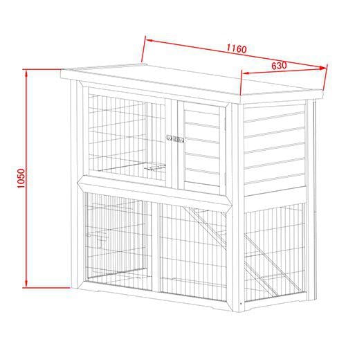 Utebur Ferie XL 116x63x109,5cm