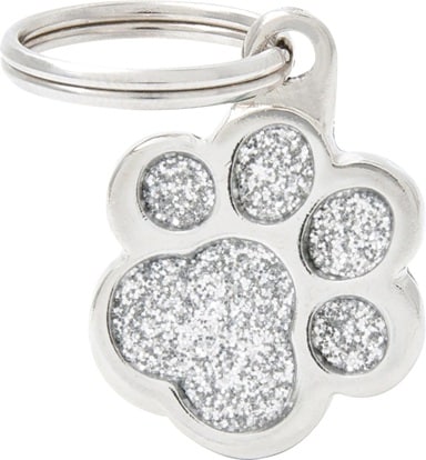 ID-bricka Shine Tass Silver Liten