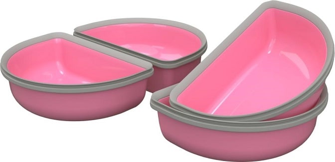 SureFeed Halvskålar 2-pack, flera färger