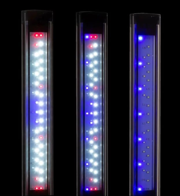 AquaEL LED-belysning Leddy Slim Duo Vit 16W 40-67cm - 2