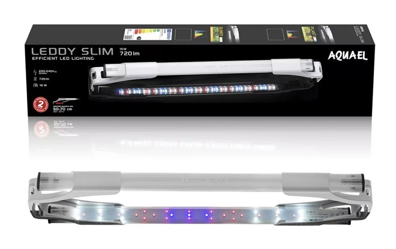 AquaEL LED-belysning Leddy Slim 2.0 Plant Vit 10W 50-70cm