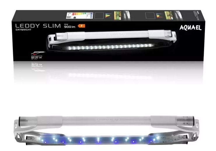 AquaEL LED-belysning Leddy Slim 2.0 Sunny Vit 10W 50-70cm