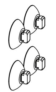 Aquael Sugkopp 4-pack Fan/2/3 UNI