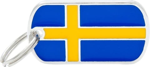 ID-bricka Flagga Sverige