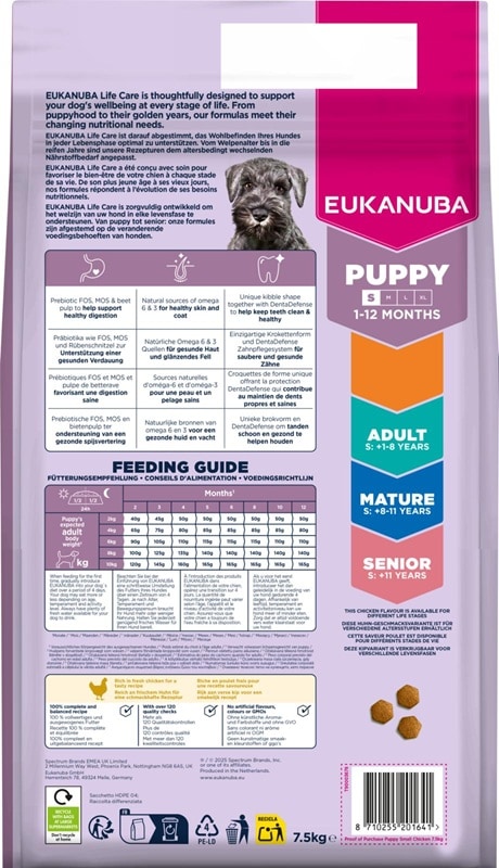 Eukanuba Dog Puppy Small 7,5kg - 2