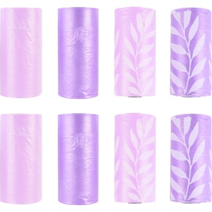 Bajspåsar minirullar lavendel 8x15-p