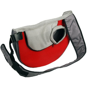 Bärväska Sling röd/grå 50cm