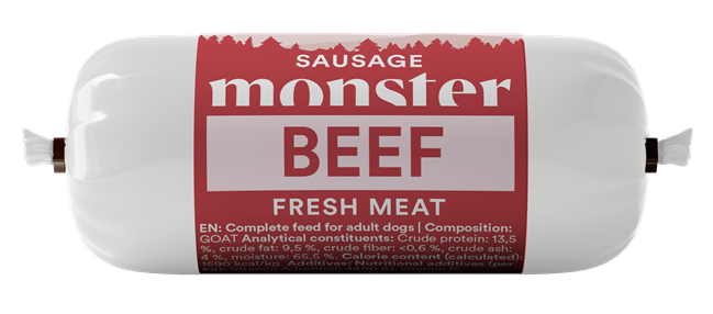 Monster Dog Sausage Beef 80g