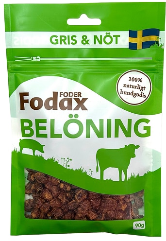 Fodax Belöningsgodis Gris & Nöt 90g