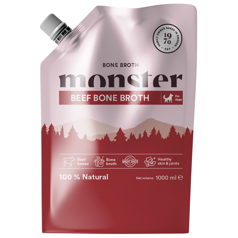 Monster Dog Bone Broth Beef 1L