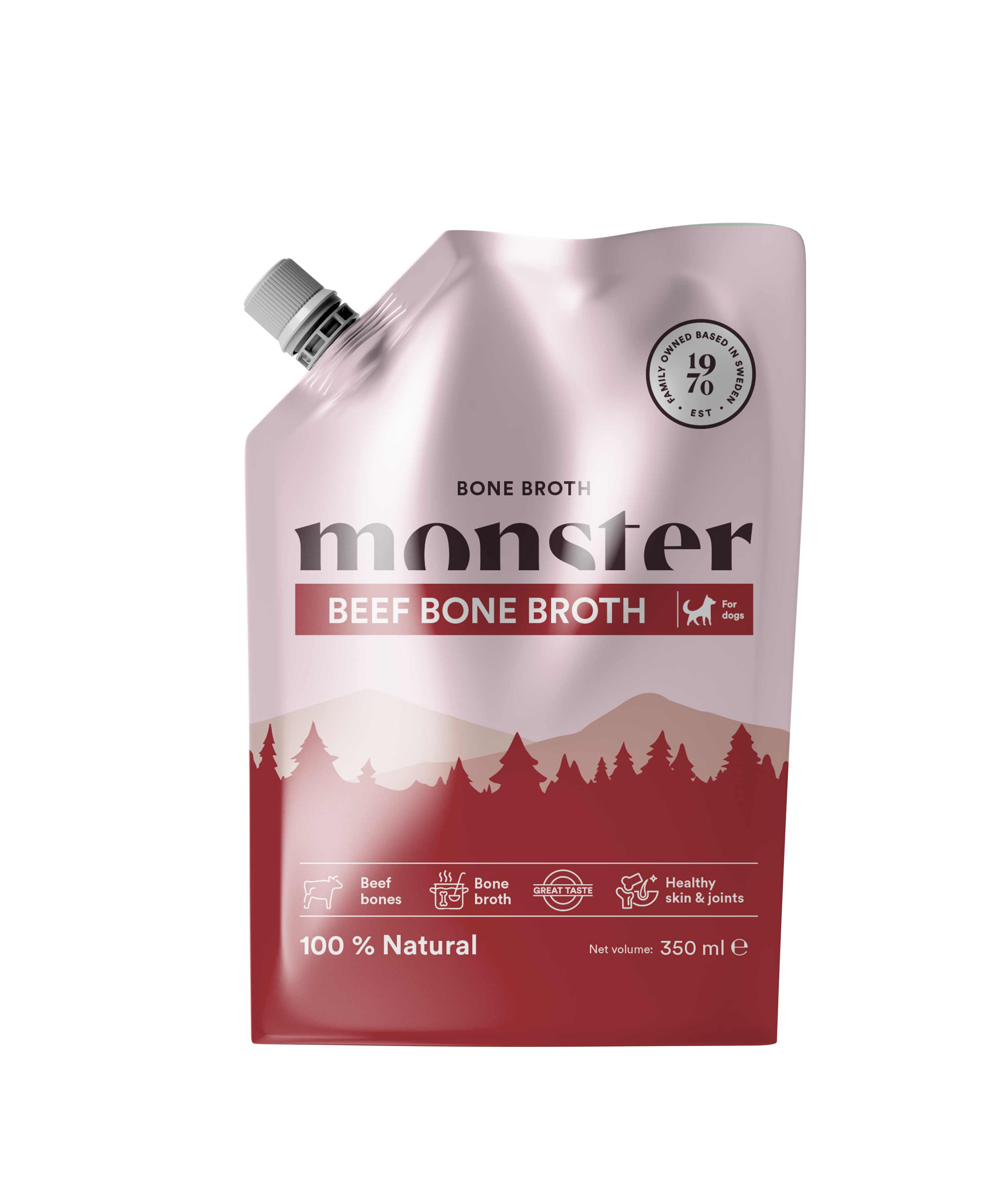 Monster Dog Bone Broth Beef 350ml