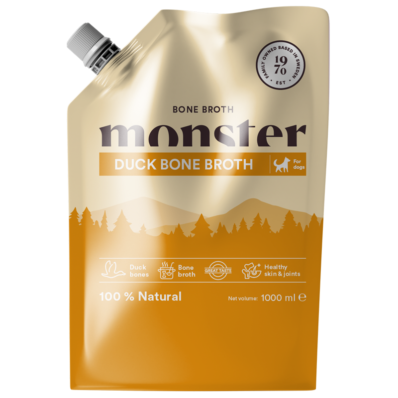 Monster Dog Bone Broth Duck 1L