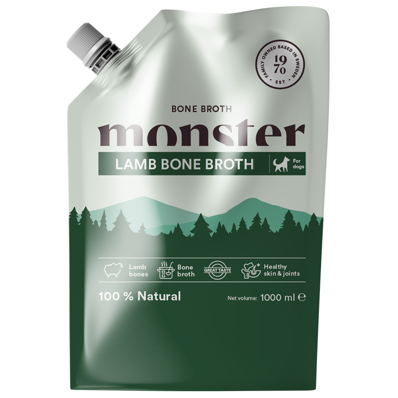 Monster Dog Bone Broth Lamb 1L