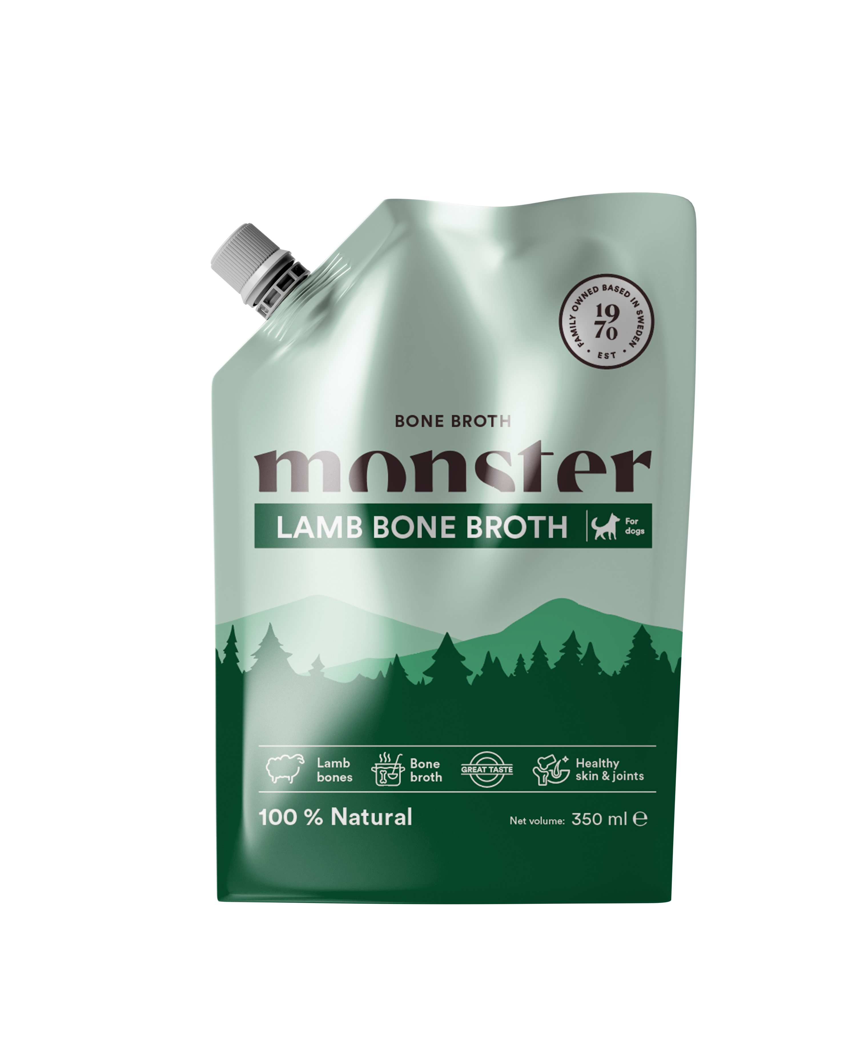 Monster Dog Bone Broth Lamb 350ml