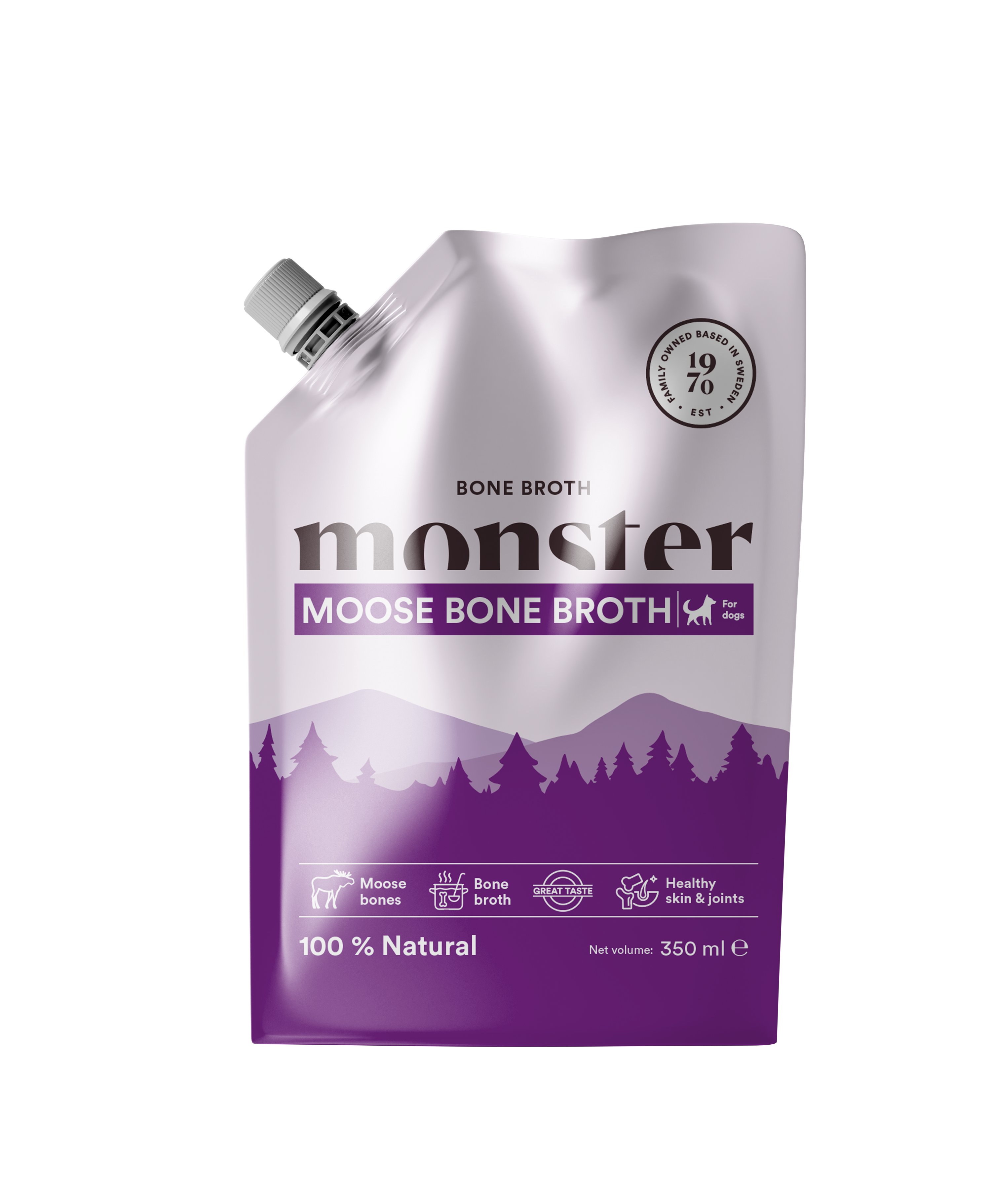 Monster Dog Bone Broth Moose 350ml