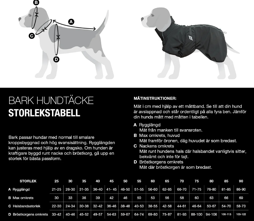 Back on Track Täcke Bark