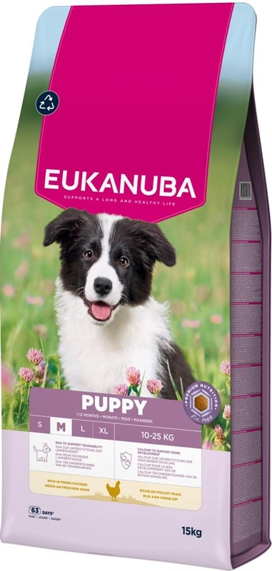 Eukanuba dog puppy medium 15kg