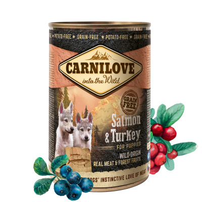 Carnilove Salmon & Turkey for puppies 400g