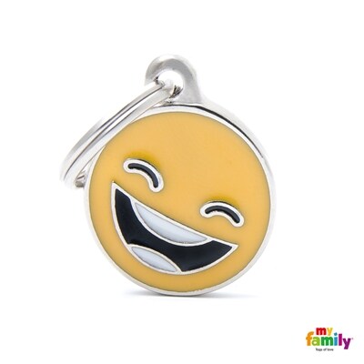 ID-bricka Charms Emoticon Smile S