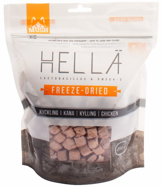 MUSH Hellä Kyckling Frystorkad 250g