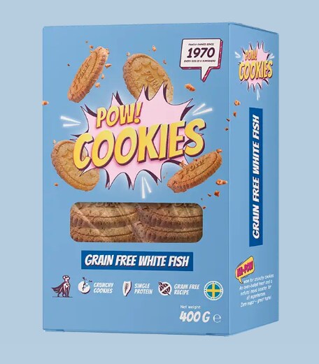 POW! Cookies White Fish 400g