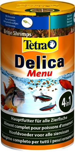 Tetra Delica Menu 100ml, flera foder i en burk