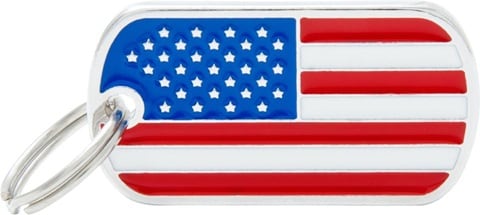 ID-bricka Flagga USA