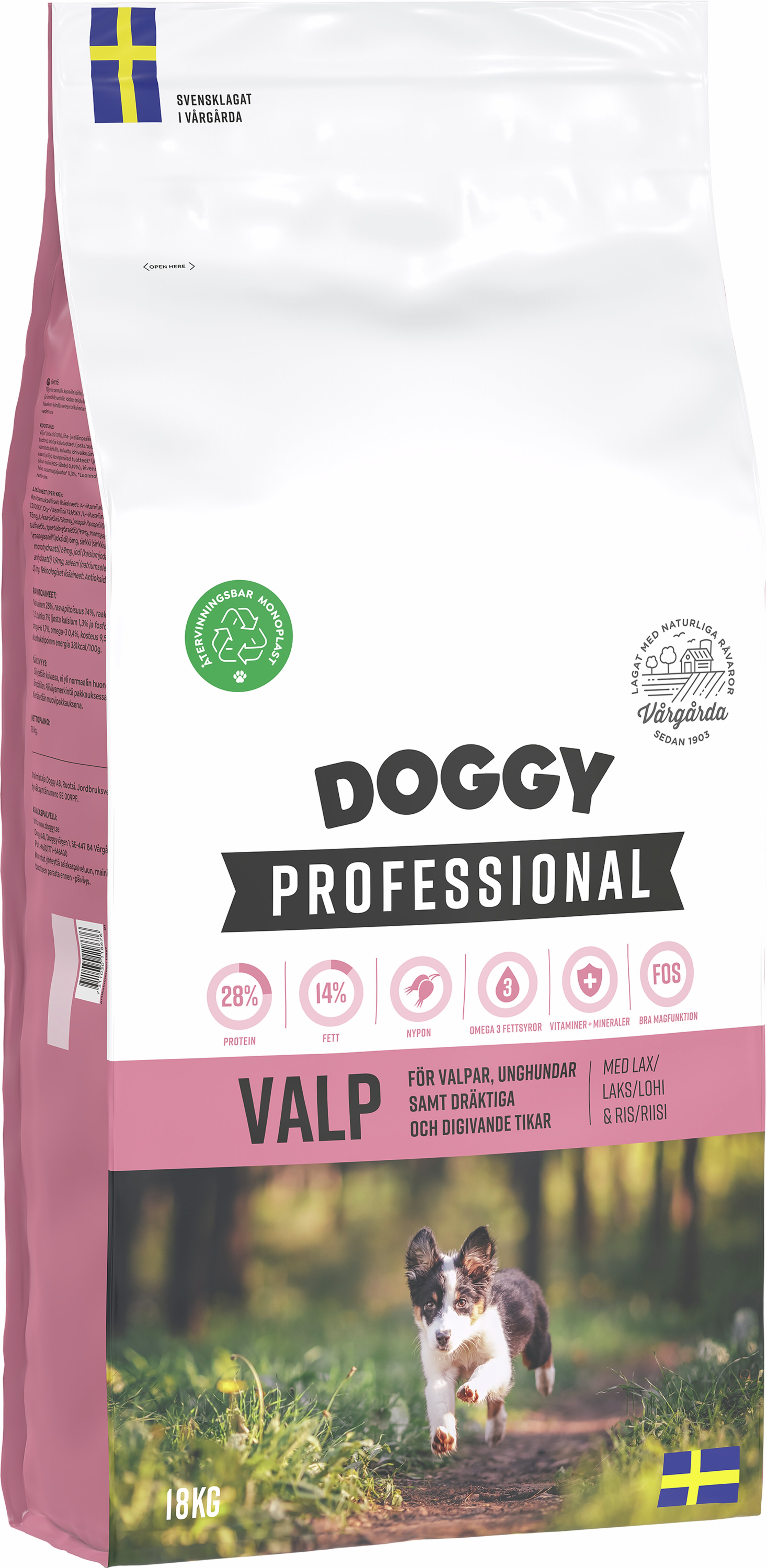 Doggy Professional Valp 18kg