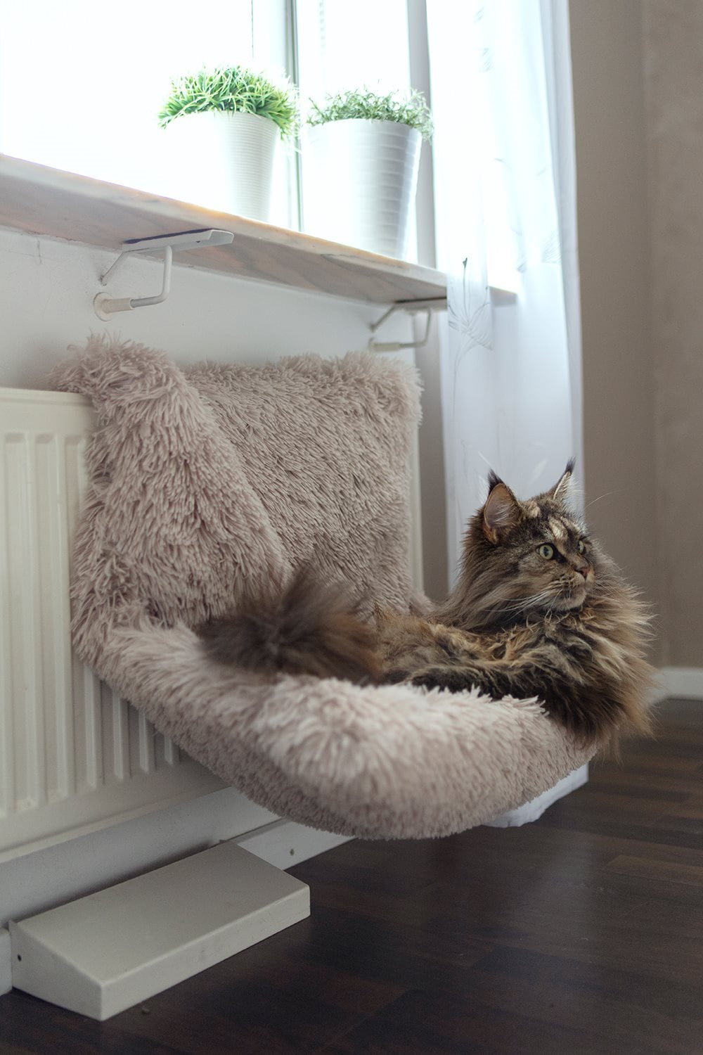 Elementsäng Shaggy Beige