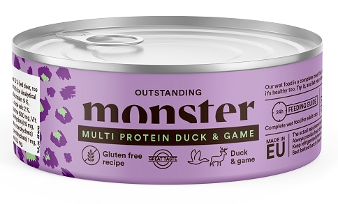 Monster Katt Våtfoder Anka/Vilt 100g