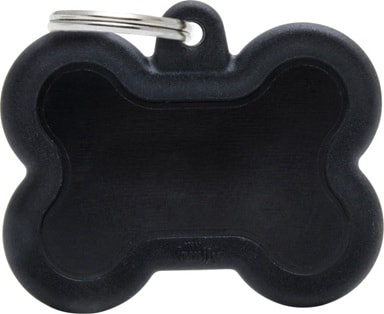 ID-bricka Hushtag Ben Svart Stor