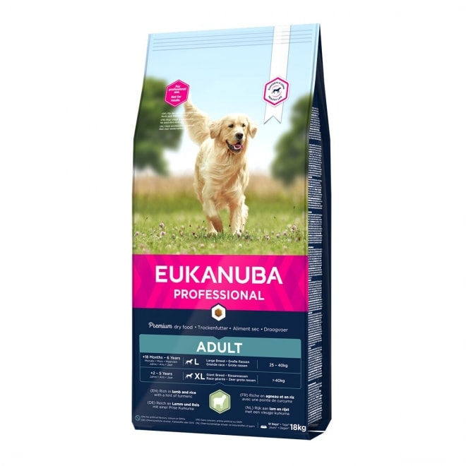 Eukanuba adult large breed lamm 18kg