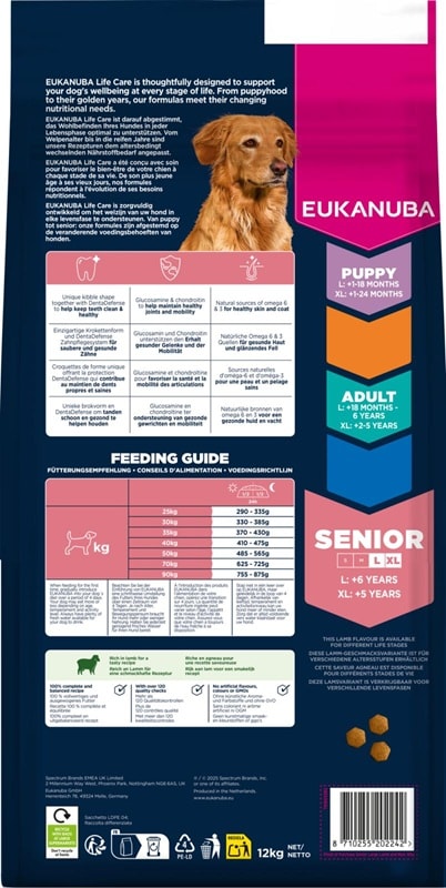 Eukanuba dog Senior large lamb & rice 12kg - 2