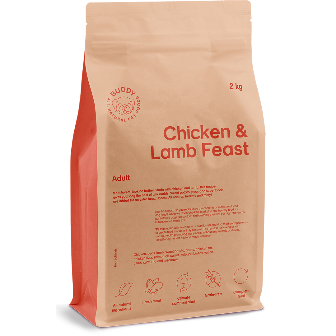 Buddy petfoods chicken & lamb feast 2kg