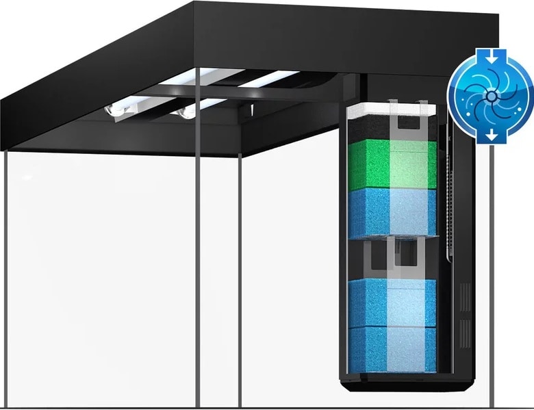 Juwel Rio 180 LED inkl. SBX-bänk Svart