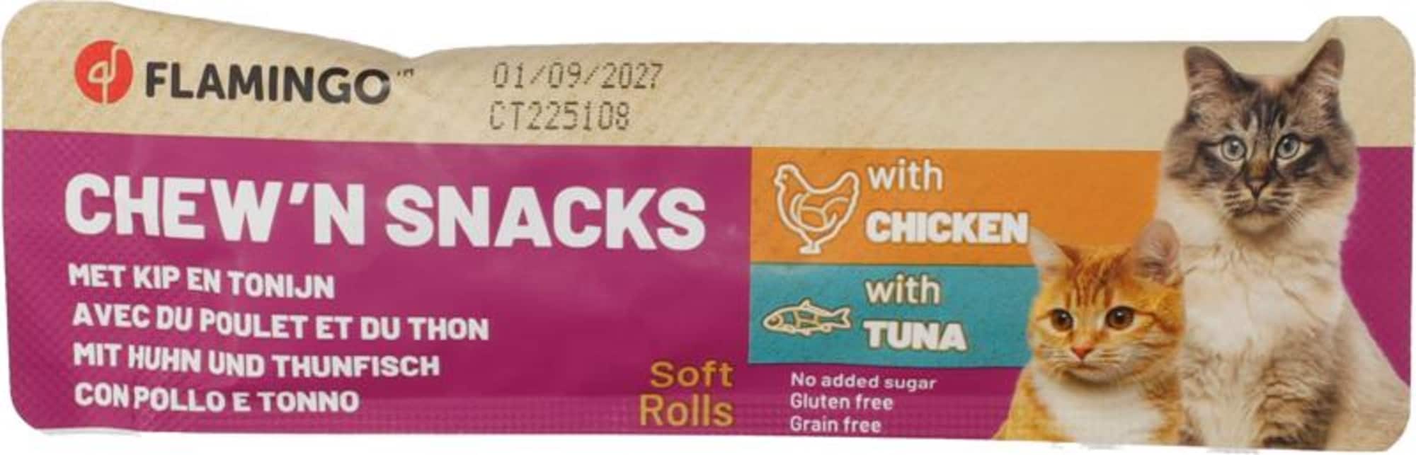 Cat Chew Snacks Chicken/Tuna 10G