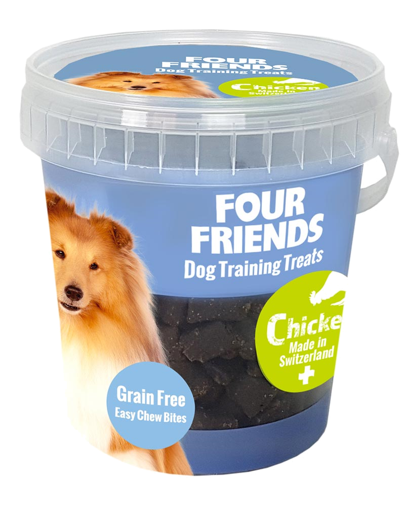 FourFriends Training Treats kyckling 400g (ursprung Schweiz)