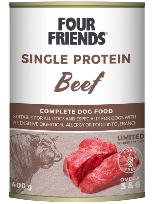 Fourfriends single nötkött 400g