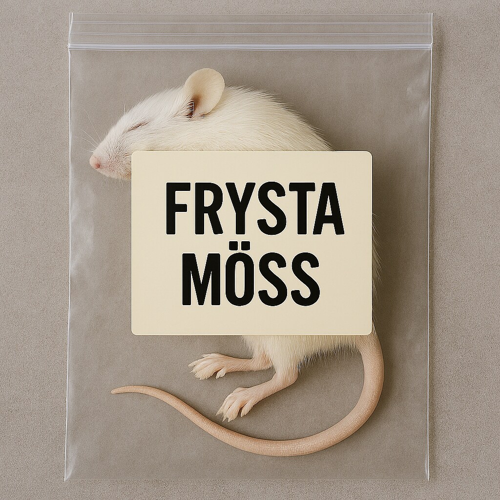 Frysta Möss olika storlekar 
